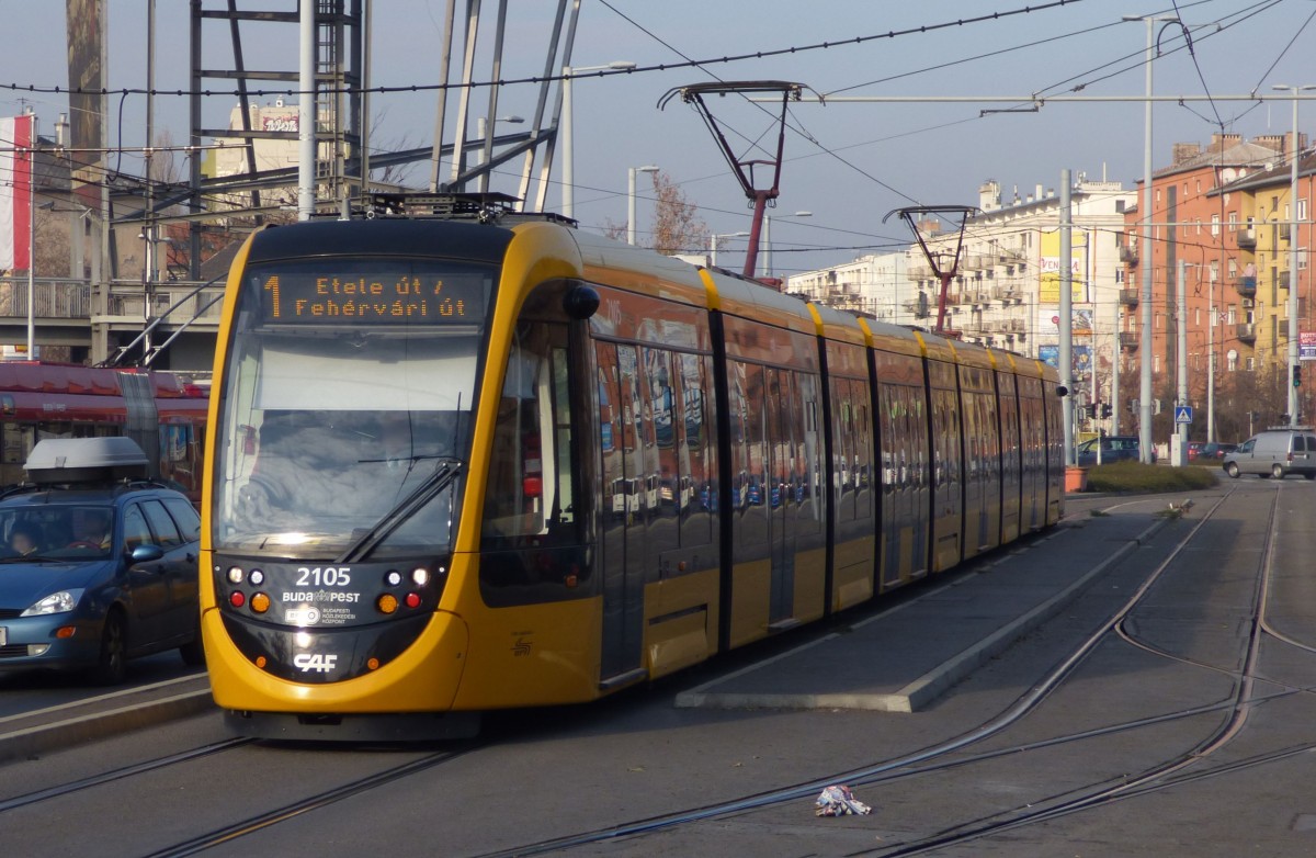 CAF villamos, Budapest