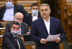 Orbán Viktor a Parlamentben