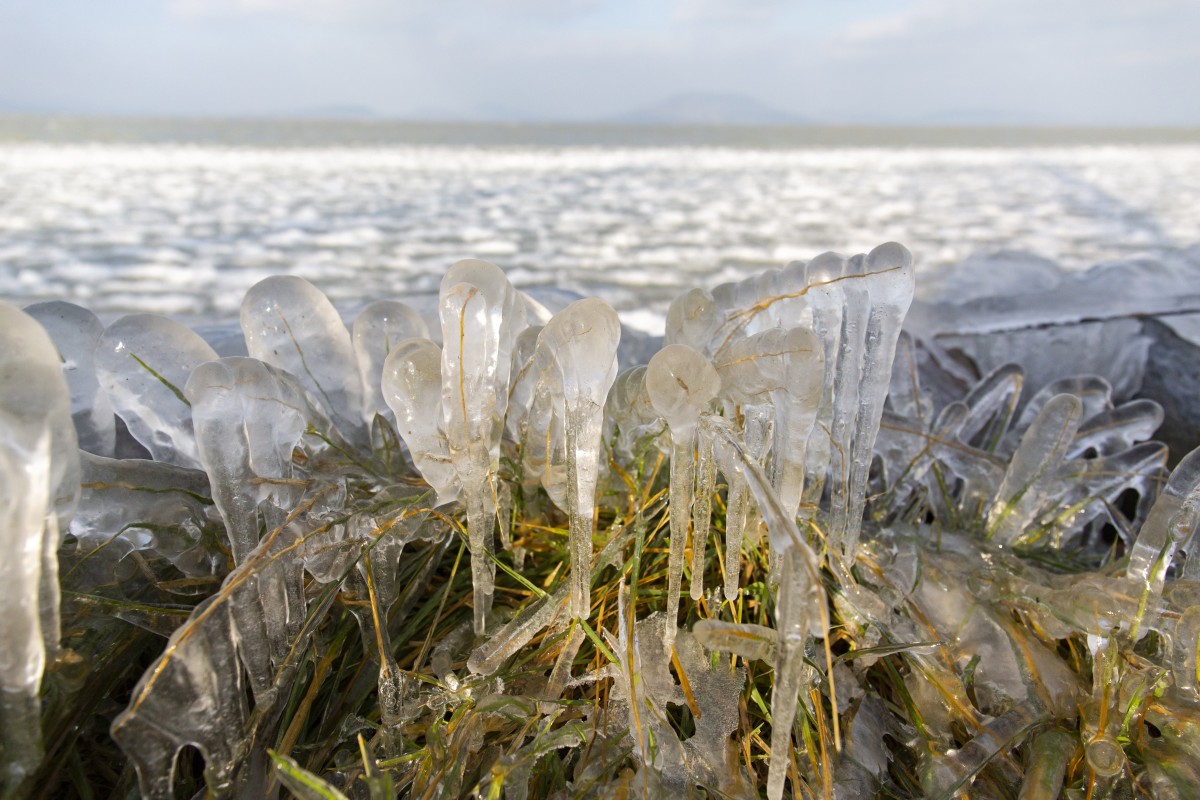 Tél a Balatonon