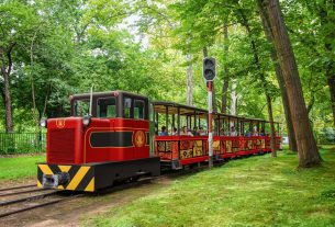 Debreceni kisvasút a vidámparkban