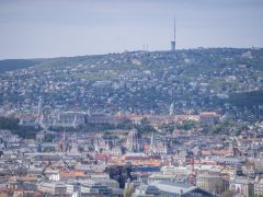 A városligeti Ballon kilátó bemutatója Fotó MTI/Balogh Zoltán