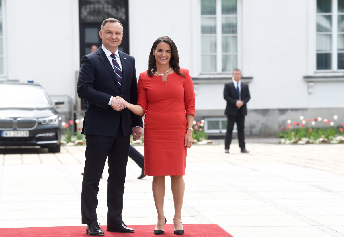 Novák Katalin és Andrzej Duda