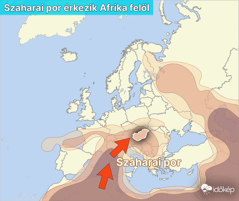 Saras eső időkép