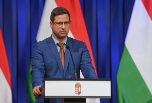 Gulyás Gergely kormányinfó