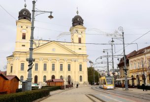 Debrecen, református nagytemplom, Piac utca