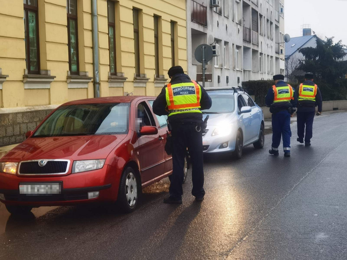 Tiszavasváriban ellenőriztek a rendőrök