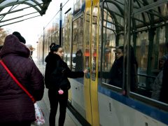 Szeged, Tram train, vasútvillamos, közlekedés, tömegközlekedés, utazás, MÁV