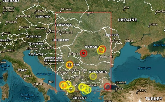 Földrengés románia