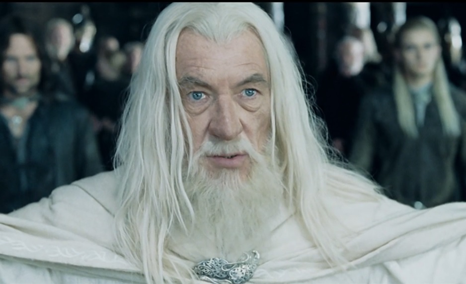 Fehér Gandalf Ian Mckellen Gyűrűk ura