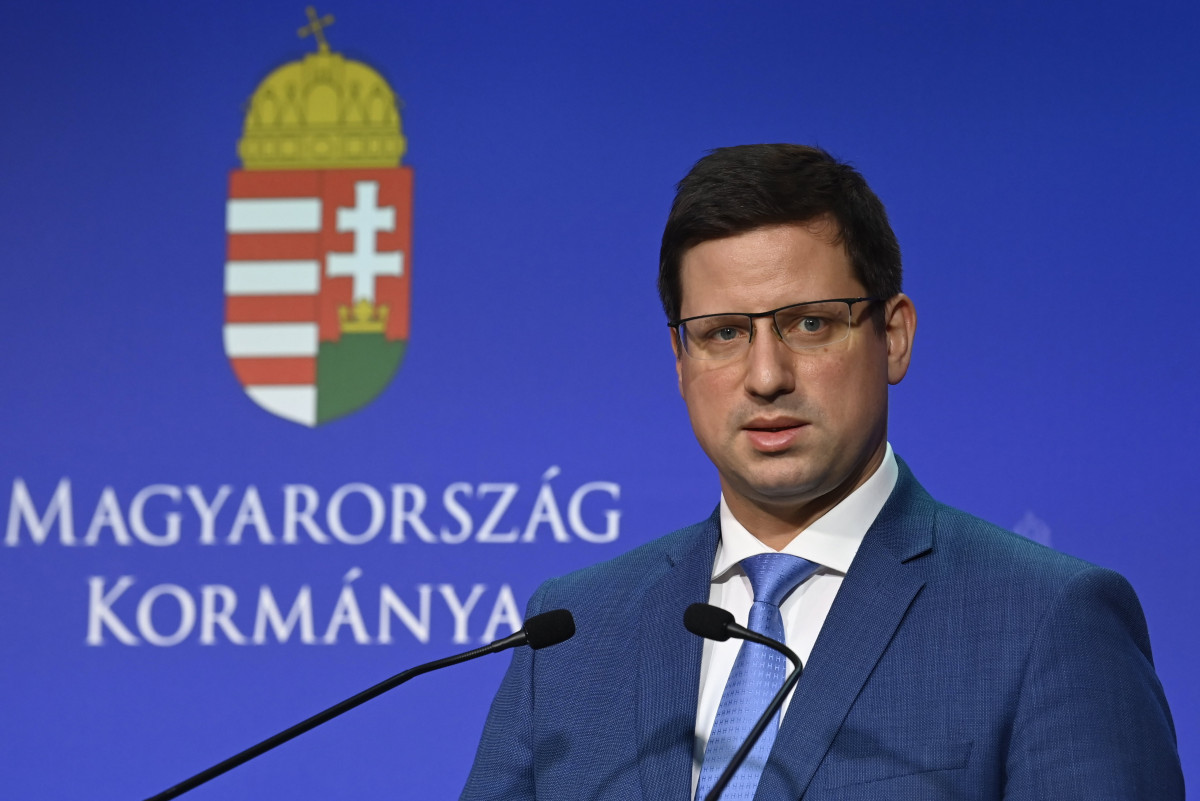 Gulyás Gergely kormányinfó