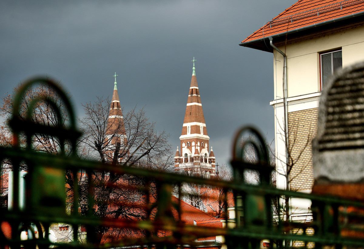 Szeged, dóm, időjárás, vihar, borult idő