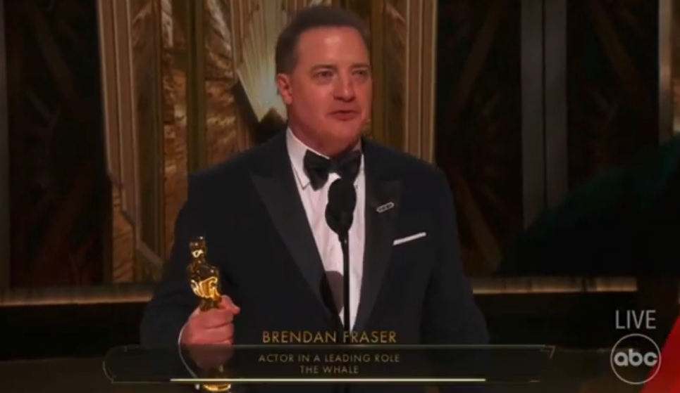 Oscar-díj 2023 Brendan Fraser