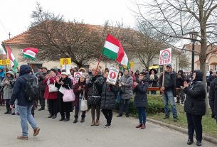 Mikepércsi anyukák tüntetés