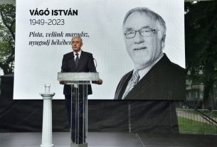 Vágó István temetése