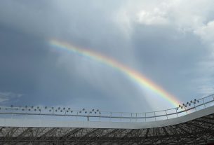 Szivárvány Debrecen fölött