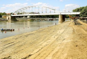 Szeged, Lapos Beach, Lapos, szabadsztrand, strand, Tisza, fürdés, nyár, vízimentő