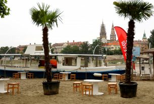 Szeged, Lapos Beach, Lapos, szabadsztrand, strand, Tisza, fürdés, nyár, vízimentő