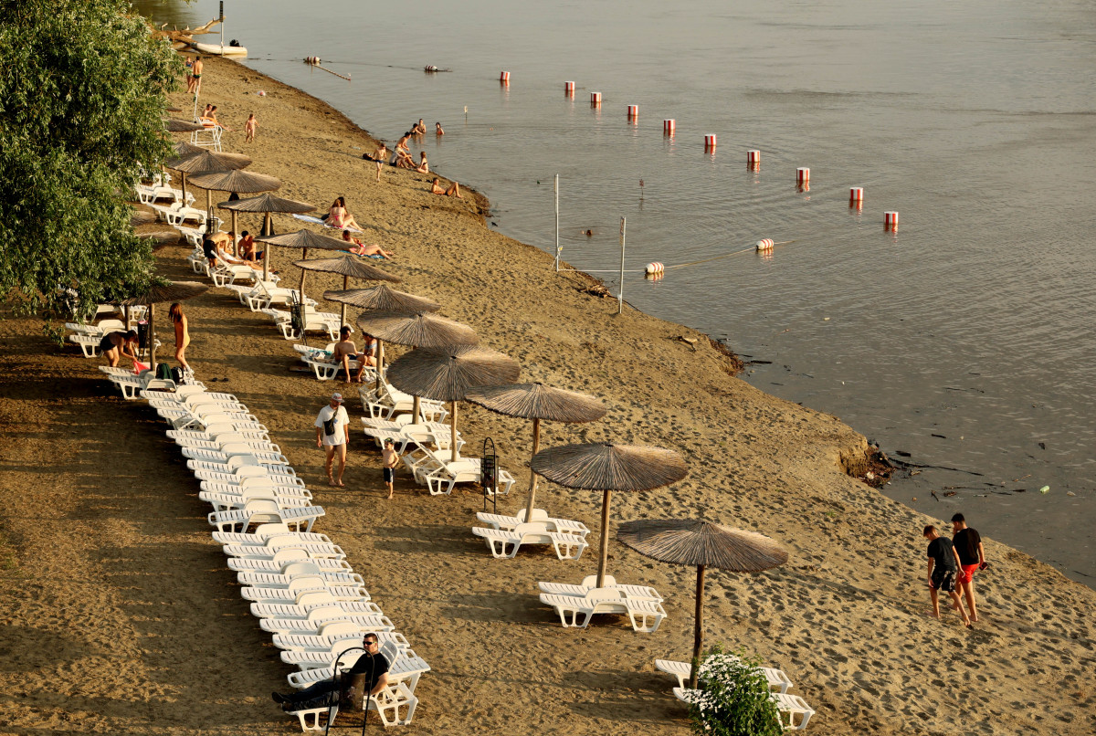 Szeged, Lapos Beach, újszeged, szabadstrand, Tisza, strand, fürdés, nyár, szórakozás, időjárás