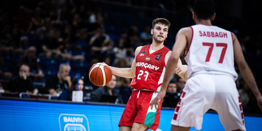 u19 kosárlabda magyaroszág libanon