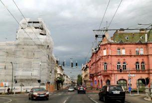 Szeged, időjárás, vihar, felhő, nyár, Híd utca