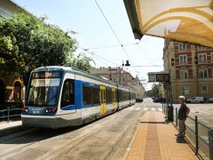 Szeged, vágányzár, villamos, vasútvillamos, Tram train, Kossuth Lajos sgt., Széchenyi tér, MÁV, közlekedés, tömegközlekedés, utazás