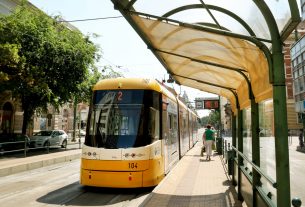 Szeged, vágányzár, villamos, vasútvillamos, Tram train, Kossuth Lajos sgt., Széchenyi tér, MÁV, közlekedés, tömegközlekedés, utazás