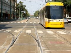 Szeged, vágányzár, villamos, vasútvillamos, Tram train, Kossuth Lajos sgt., Széchenyi tér, MÁV, közlekedés, tömegközlekedés, utazás