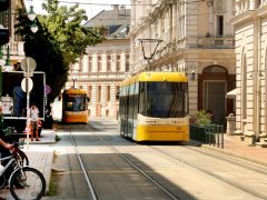 Szeged, vágányzár, villamos, vasútvillamos, Tram train, Kossuth Lajos sgt., Széchenyi tér, MÁV, közlekedés, tömegközlekedés, utazás