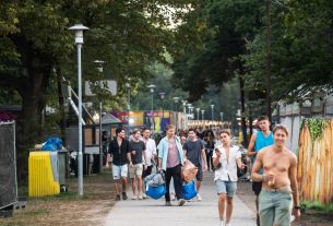 Sziget látogatók