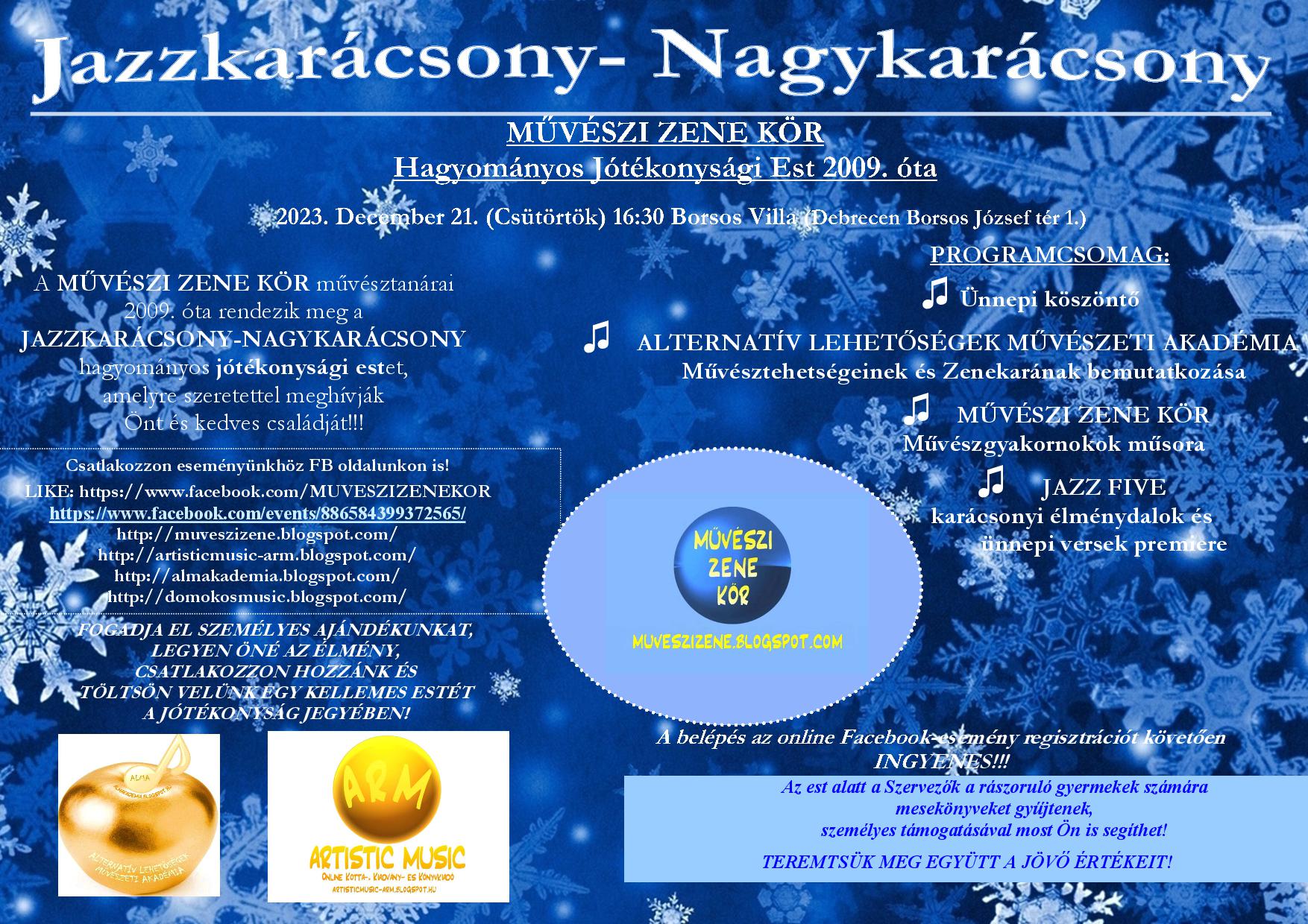 Jazzkarácsony-nagykarácsony Debrecenben