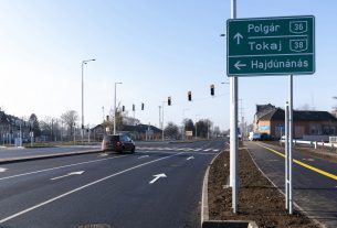 Négysávos út Debrecen Nyíregyháza között