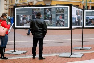 Szeged, Klauzál tér, 41. Magyar Sajtófotó Kiállítás, kiállítás, fotó, sajtófotó