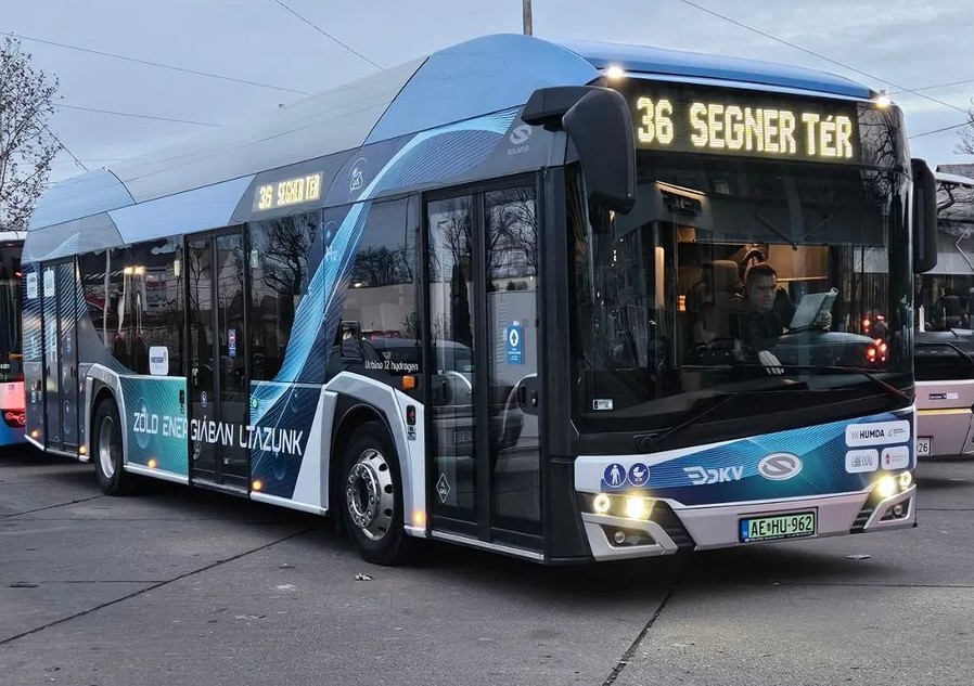 Hidrogénbusz Debrecenben