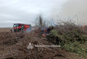 Égettek a debreceni Kádár dűlőben