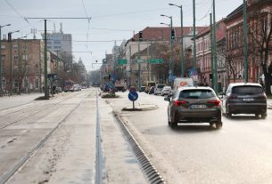 Szeged, Kossuth Lajos sgt., közlekedés, forgalom