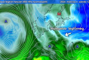 Átmeneti lehűlésre és fagyveszélyre figyelmeztetett a HungaroMet Zrt.