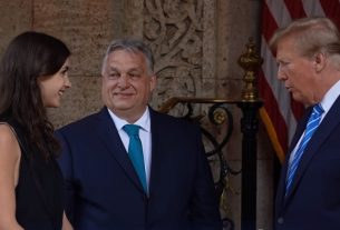 Orbán Flóra Donald Trumpnál