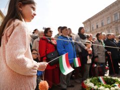 Szeged, Klauzál tér, megemlékezés, március 15, díszünnepség, Botka László