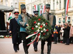 Szeged, Klauzál tér, megemlékezés, március 15, díszünnepség, Botka László