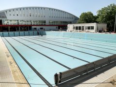 Szeged, sportuszoda, medence, készülnek, nyári szezon, sport, strand, uszoda