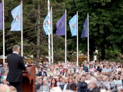 Szeged, Szegedi Szimfonikus Zenekar, koncert, tűzijáték, ünnep, uniós csatlakozás, húsz éves, évforduló, Széchenyi tér, EU, EU csatlakozás, Botka László