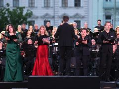 Szeged, Szegedi Szimfonikus Zenekar, koncert, tűzijáték, ünnep, uniós csatlakozás, húsz éves, évforduló, Széchenyi tér, EU, EU csatlakozás, Botka László