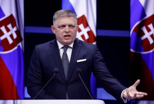 Robert Fico. Fotó: AFP