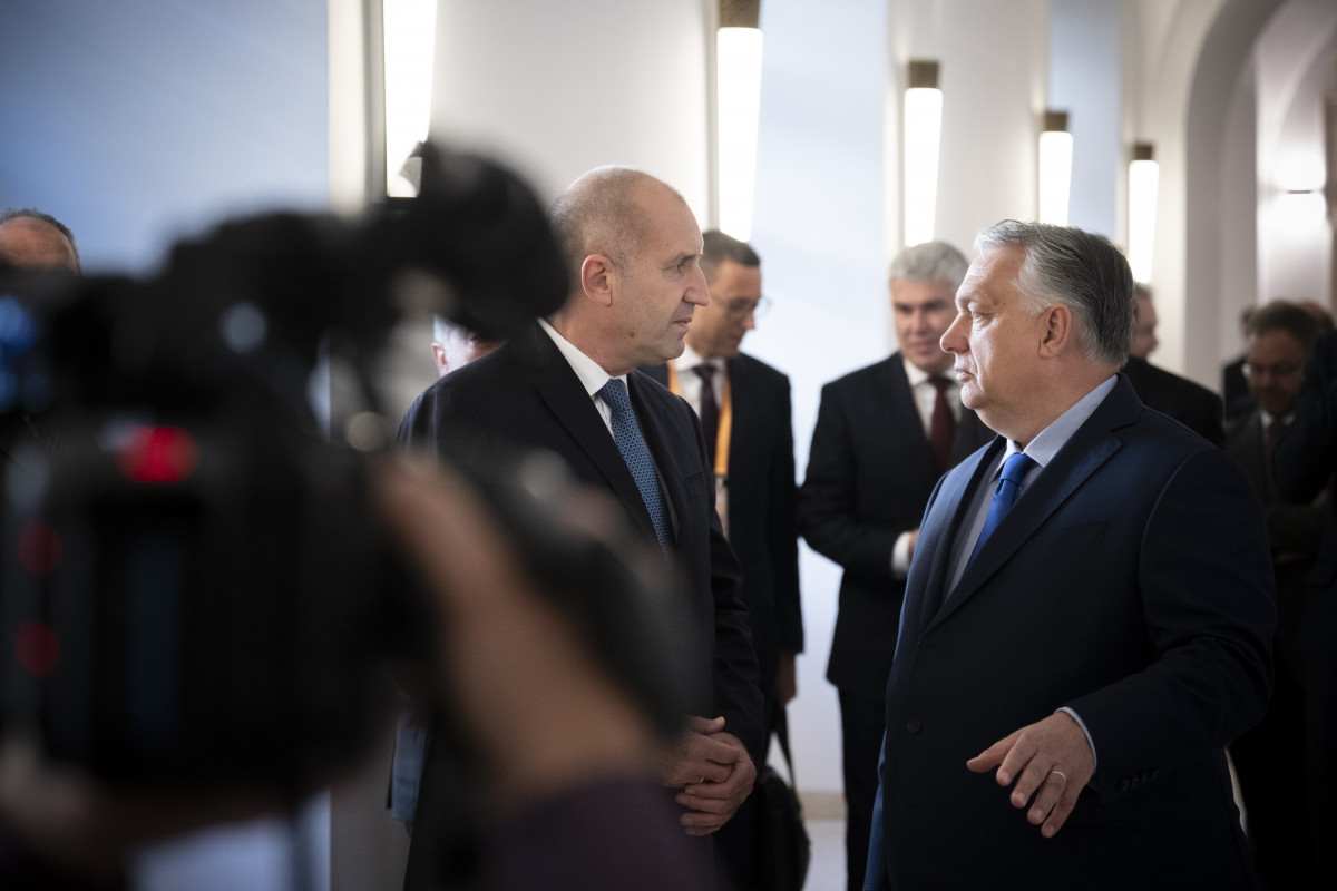 Orbán Viktor és Rumen Radev bolgár elnök