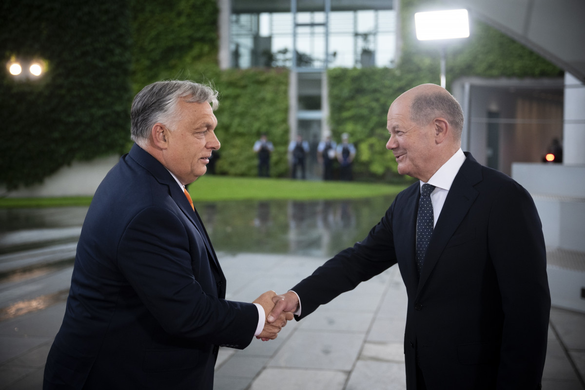 Orbán Viktor és Olaf Scholz