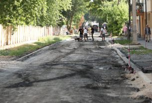 Szeged, Tavasz utca, felújítás, Binszki József, aszfaltozás, lezárás