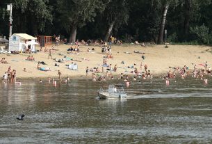 Szeged, nyár, kánikula, július, hőség, meleg, Lapos, fürdőzés, Tisza