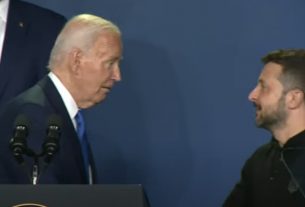 Joe Biden és Zelenszkij a NATO csúcson