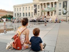 Szeged, Térzene, Móra park, MH Kinizsi Pál 30. Páncélozott Gyalogdandár, fúvoszenekar