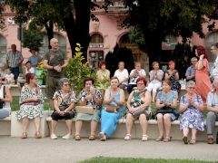 Szeged, Térzene, Móra park, MH Kinizsi Pál 30. Páncélozott Gyalogdandár, fúvoszenekar